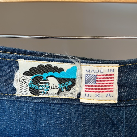 1970’s Vintage ANTONIO GUISEPPE embroidered Bugs Bunny denim jeans. - Picture 5 of 11